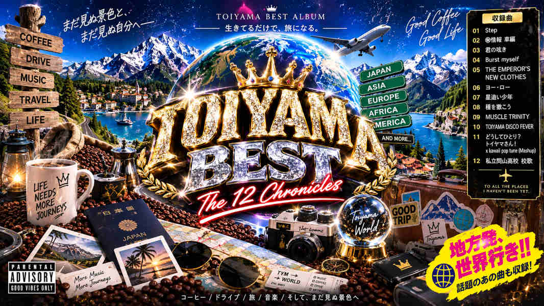 TOIYAMA BEST - The 12 Chroniclesのジャケット画像